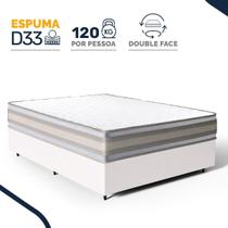 Cama Box com Colchão de Espuma D33 Double Face Territory Hellen Casal 138cm