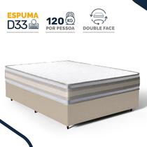 Cama Box com Colchão de Espuma D33 Double Face Territory Hellen Casal 138cm