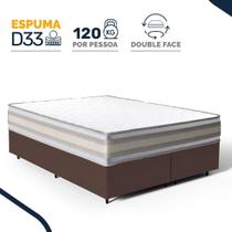Cama Box com Colchão de Espuma D33 Double Face Territory Hellen Queen 158cm