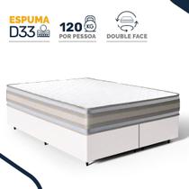 Cama Box com Colchão de Espuma D33 Double Face Territory Hellen Queen 158cm