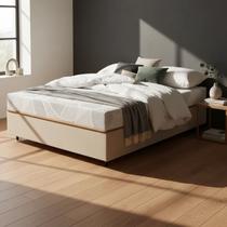 Cama Box com Colchão de Espuma D33 Enrolado Sonno Full - Umaflex Casal 138cm