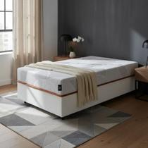 Cama Box com Colchão de Espuma D33 Enrolado Sonno Full - Umaflex Solteiro 88cm