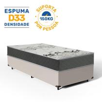 Cama Box com Colchão de Espuma D33 Iso 3000 Solteiro 78cm