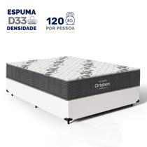 Cama Box com Colchão de Espuma D33 Ortobom Airtech 100 Casal 138cm Cama Box com Colchão de Espuma D33 Ortobom Airtech 100 Casal 138cm