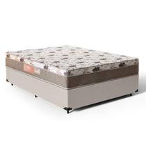 Cama Box com Colchão de Espuma D33 Ortopédico Pillow In Luna Casal 138cm