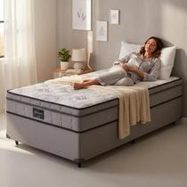 Cama Box com Colchão de Espuma D33 Pillow In DAngelis Ortosleep Solteiro 88 cm Cama Box com Colchão de Espuma D33 Pillow In DAngelis Ortosleep Solteiro 88 cm