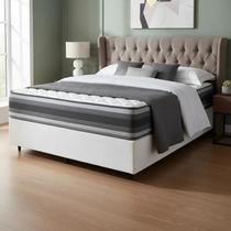 Cama Box com Colchão de Espuma D45 Double Face Territory Hellen Casal 138cm Cama Box com Colchão de Espuma D45 Double Face Territory Hellen Casal 138cm