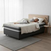Cama Box com Colchão de Espuma D45 Double Face Territory Hellen Solteiro 88cm Cama Box com Colchão de Espuma D45 Double Face Territory Hellen Solteiro 88cm