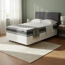 Cama Box com Colchão de Espuma D45 Double Face Territory Hellen Solteiro 88cm Cama Box com Colchão de Espuma D45 Double Face Territory Hellen Solteiro 88cm