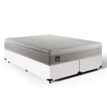 Cama Box com Colchão de Espuma D45 Pillow Top Queen 158cm - Lucas Colchões