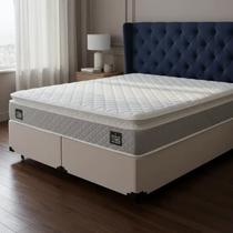 Cama Box com Colchão de Espuma D45 Pillow Top Strong Queen 158 cm Cama Box com Colchão de Espuma D45 Pillow Top Strong Queen 158 cm