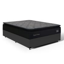 Cama Box com Colchão de Espuma D45 Pillow Top Suport Prime Casal 138cm