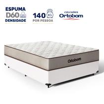 Cama Box com Colchão de Espuma D60 Double Face Force Dream Ortobom Casal 138 cm