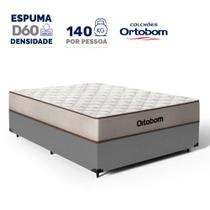 Cama Box com Colchão de Espuma D60 Double Face Force Dream Ortobom Casal 138 cm Cama Box com Colchão de Espuma D60 Double Face Force Dream Ortobom Casal 138 cm