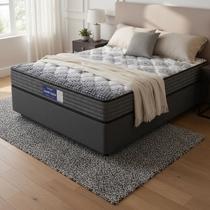 Cama Box com Colchão de Espuma D60 Double Face Guarda Costas Comfort Force Probel Casal 138cm Cama Box com Colchão de Espuma D60 Double Face Guarda Costas Comfort Force Probel Casal 138cm