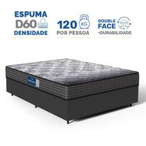 Cama Box com Colchão de Espuma D60 Double Face Guarda Costas Comfort Force Probel Casal 138cm Cama Box com Colchão de Espuma D60 Double Face Guarda Costas Comfort Force Probel Casal 138cm