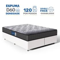 Cama Box com Colchão de Espuma D60 Double Face Guarda Costas Comfort Force Probel Queen 158cm