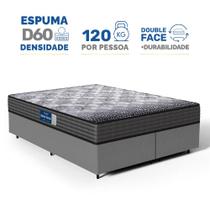 Cama Box com Colchão de Espuma D60 Double Face Guarda Costas Comfort Force Probel Queen 158cm