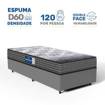 Cama Box com Colchão de Espuma D60 Double Face Guarda Costas Comfort Force Probel Solteiro 88cm Cama Box com Colchão de Espuma D60 Double Face Guarda Costas Comfort Force Probel Solteiro 88cm