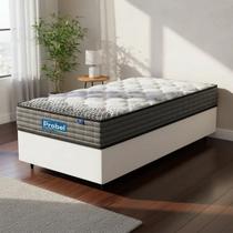 Cama Box com Colchão de Espuma D60 Double Face Guarda Costas Comfort Force Probel Solteiro 88cm Cama Box com Colchão de Espuma D60 Double Face Guarda Costas Comfort Force Probel Solteiro 88cm
