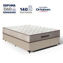 Cama Box com Colchão de Espuma D60 Ortobom Double Face Force Dream Casal 138cm Cama Box com Colchão de Espuma D60 Ortobom Double Face Force Dream Casal 138cm