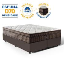 Cama Box com Colchão de Espuma D70 Pillow In Ultra Dream Anjos Queen 158 cm Cama Box com Colchão de Espuma D70 Pillow In Ultra Dream Anjos Queen 158 cm