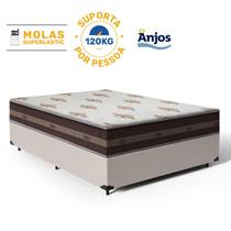 Cama Box com Colchão de Molas Ensacadas Anjos Classic Pocket Viúva 128 cm
