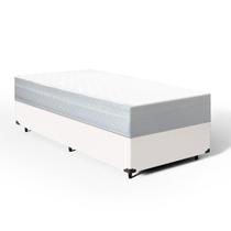 Cama Box com Colchão de Molas Ensacadas Classic Maxx White Solteiro 88cm - Lucas Colchões