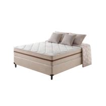 Cama Box com Colchão de Molas Ensacadas Classic Pocket Casal 138cm - Lucas Colchões