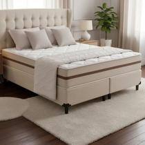 Cama Box com Colchão de Molas Ensacadas Classic Pocket Queen 158cm Cama Box com Colchão de Molas Ensacadas Classic Pocket Queen 158cm