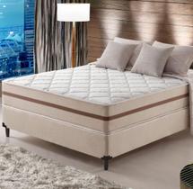 Cama Box com Colchão de Molas Ensacadas Classic Pocket Viúva 128 cm