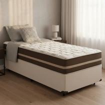 Cama Box com Colchão de Molas Ensacadas Classic Solteiro 78 cm Cama Box com Colchão de Molas Ensacadas Classic Solteiro 78 cm