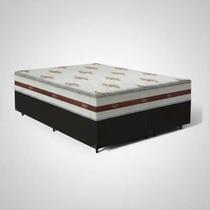 Cama Box com Colchão de Molas Ensacadas DAngelis Classic Queen 158 cm Cama Box com Colchão de Molas Ensacadas DAngelis Classic Queen 158 cm