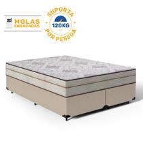 Cama Box com Colchão de Molas Ensacadas Luxury Queen 158 cm
