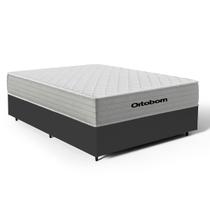 Cama Box com Colchão de Molas Ensacadas Ortobom One Face Plenno Superpocket Casal 138cm Cama Box com Colchão de Molas Ensacadas Ortobom One Face Plenno Superpocket Casal 138cm
