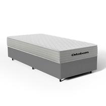 Cama Box com Colchão de Molas Ensacadas Ortobom One Face Plenno Superpocket Solteiro 88cm Cama Box com Colchão de Molas Ensacadas Ortobom One Face Plenno Superpocket Solteiro 88cm