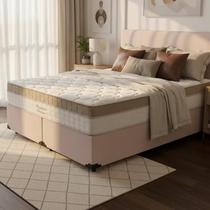 Cama Box com Colchão de Molas Ensacadas Pillow In DAngelis Premium Dream Queen 158 cm Cama Box com Colchão de Molas Ensacadas Pillow In DAngelis Premium Dream Queen 158 cm