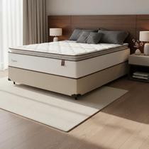Cama Box com Colchão de Molas Ensacadas Pillow Top Supreme Lux Casal 138 cm Cama Box com Colchão de Molas Ensacadas Pillow Top Supreme Lux Casal 138 cm