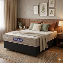 Cama Box com Colchão Gazin de Espuma D60 Double Face Force PLUS Casal 138cm Cama Box com Colchão Gazin de Espuma D60 Double Face Force PLUS Casal 138cm