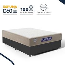 Cama Box com Colchão Gazin de Espuma D60 Double Face Force PLUS Casal 138cm Cama Box com Colchão Gazin de Espuma D60 Double Face Force PLUS Casal 138cm