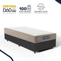 Cama Box com Colchão Gazin de Espuma D60 Double Face Force PLUS Solteiro 88cm Cama Box com Colchão Gazin de Espuma D60 Double Face Force PLUS Solteiro 88cm