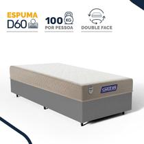 Cama Box com Colchão Gazin de Espuma D60 Double Face Force PLUS Solteiro 88cm Cama Box com Colchão Gazin de Espuma D60 Double Face Force PLUS Solteiro 88cm