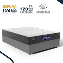 Cama Box com Colchão Gazin de Espuma D60 Double Face Force UP Casal 138cm Cama Box com Colchão Gazin de Espuma D60 Double Face Force UP Casal 138cm