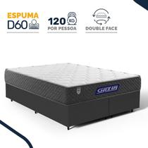 Cama Box com Colchão Gazin de Espuma D60 Double Face Force UP Queen 158cm Cama Box com Colchão Gazin de Espuma D60 Double Face Force UP Queen 158cm