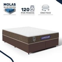 Cama Box com Colchão Gazin de Molas Ensacadas One Face Air Light Queen 158cm