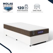 Cama Box com Colchão Gazin de Molas Ensacadas One Face Air Light Solteiro 88cm Cama Box com Colchão Gazin de Molas Ensacadas One Face Air Light Solteiro 88cm