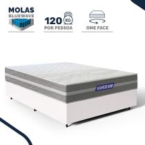 Cama Box com Colchão Gazin de Molas Ensacadas One Face Air Up Casal 138cm
