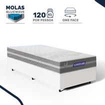 Cama Box com Colchão Gazin de Molas Ensacadas One Face Air Up Solteiro 88cm