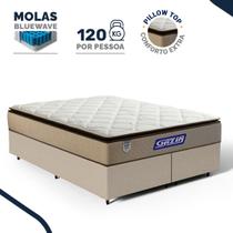 Cama Box com Colchão Gazin de Molas Ensacadas Pillow Top Air Pro Queen 158cm Cama Box com Colchão Gazin de Molas Ensacadas Pillow Top Air Pro Queen 158cm