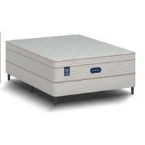 Cama Box com Colchão King Size Simmons Majesty Top Visco - 193x203